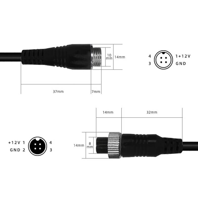 Кабель 4 Pin для камеры 20 м.