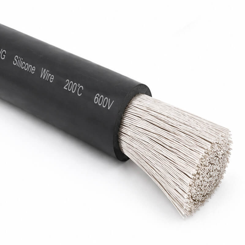 Силіконовий кабель 6 AWG 16 мм² чорний мідний гнучкий для АКБ та інвертора
