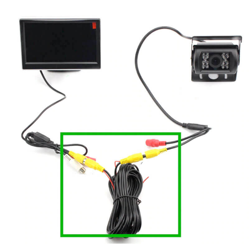 Комплект монитор 7" с камерой заднего вида Carex RV-772